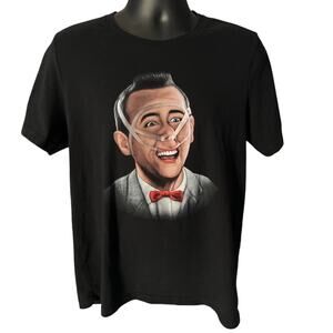 Pee-wee Herman 2020 Official Black T-Shirt Men’s Large Paul Reubens Comedy Tee